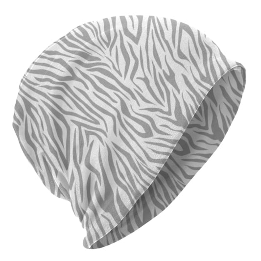Cool Autumn White Zebra Animal Winter Warm Thermal Elastic Unisex Beanie Hat