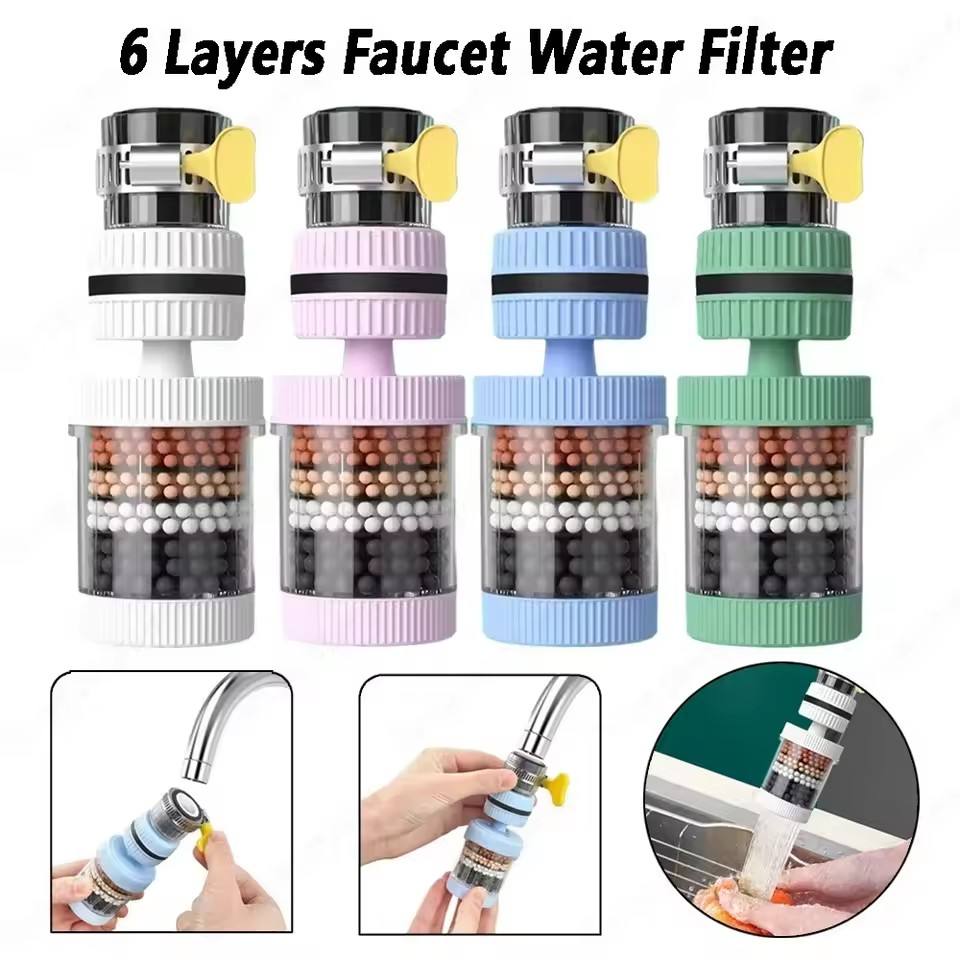 6 Layers Faucet Water Purifier Filter Tap