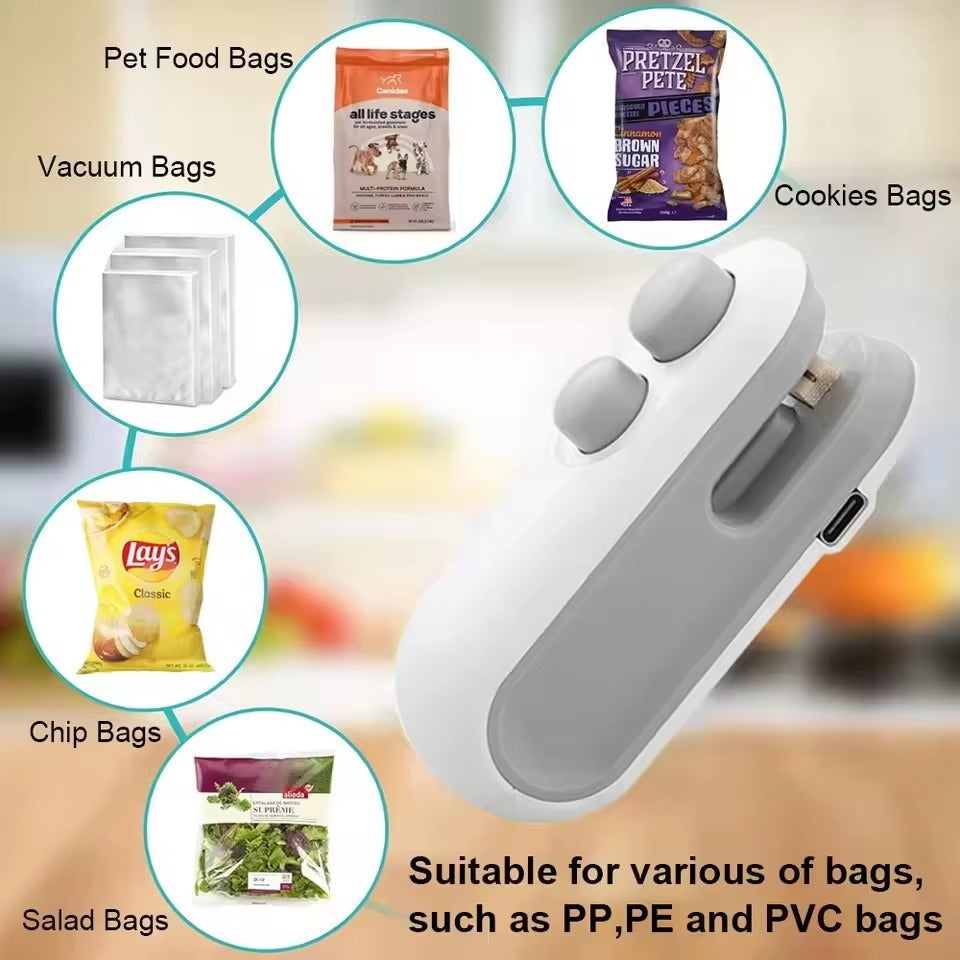 Portable USB Rechargeable Sealing Machine